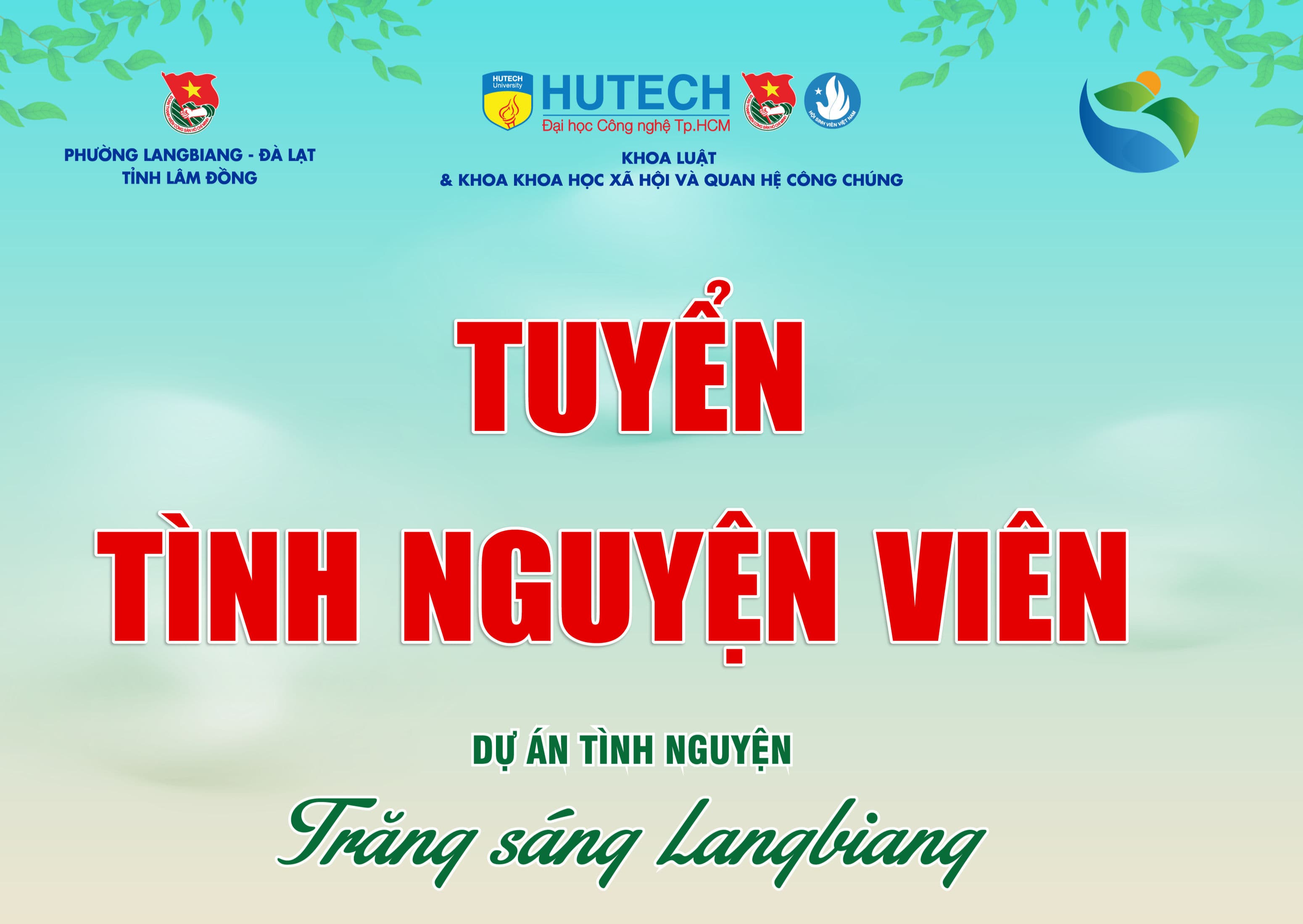 TUYỂN TÌNH NGUYỆN VIÊN “TRĂNG SÁNG LANGBIANG” 2026